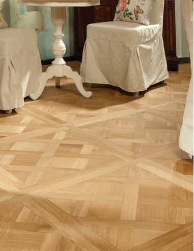 Parquet Versailles brut poncé CHÊNE NA 23X1000X1000